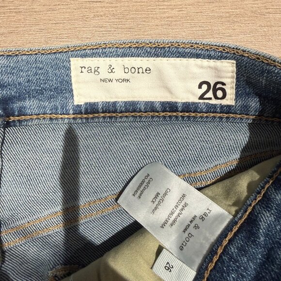Rag & Bone Wren High Rise Jeans (Size 26 Short Like New) - Picture 3 of 8